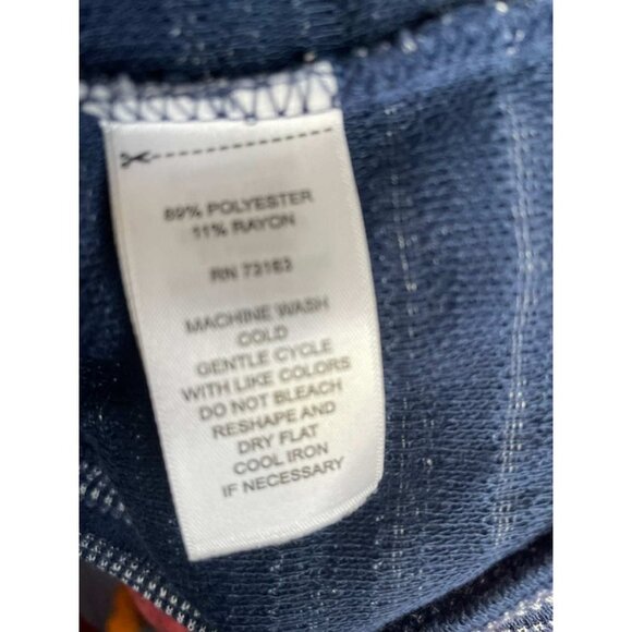 Cupio Blush Stretch Striped Pouf Sleeve Round Neck Top 1X (1123) - Picture 4 of 6